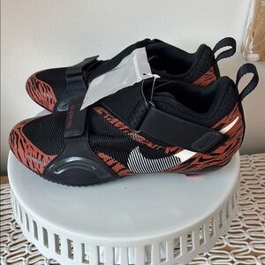 Black and Orange Nike Superrep biking Shoes 7.5
